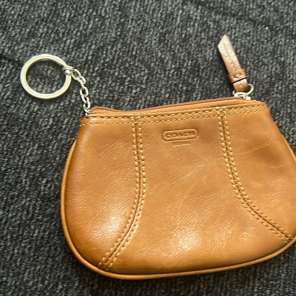 Coach wallet keychain